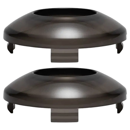 Blacked Out Smoked Turn Signal Lens Covers For Harley Touring Models Side View