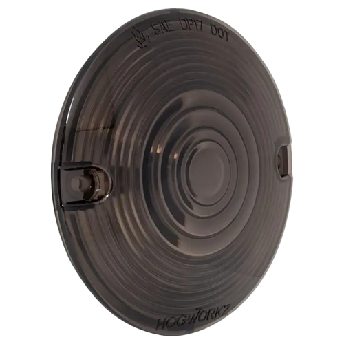 Blacked Out Smoked Lens Caps For Harley Cruiser