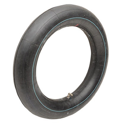 Standard 15-inch motorcycle inner tube with a 90-degree PV-78 metal valve.