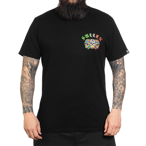 Unisex sugar skull T-shirt with calavera mini designs