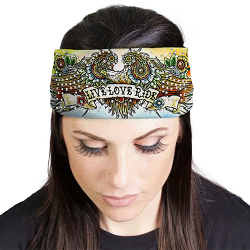 Tattoo Eagle Rhinestone Crystal Headband Wrap 🦅✨