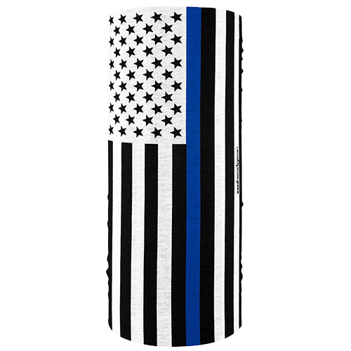 Multi-way biker neck tube supporting law enforcement