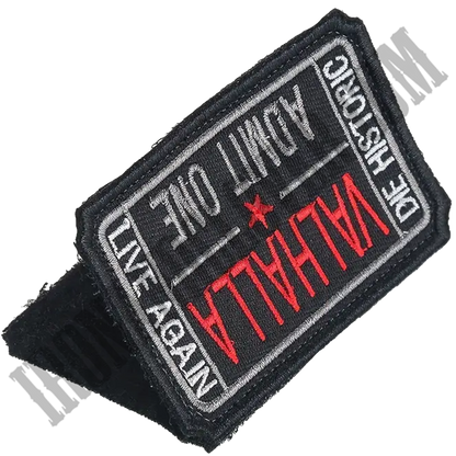 Viking Biker Patch With Hook And Loop Backing 