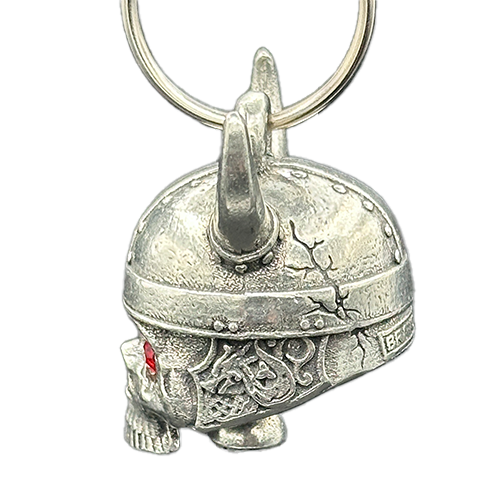 Bravo Bells Viking Skull Motorcycle Bell With Split Ring