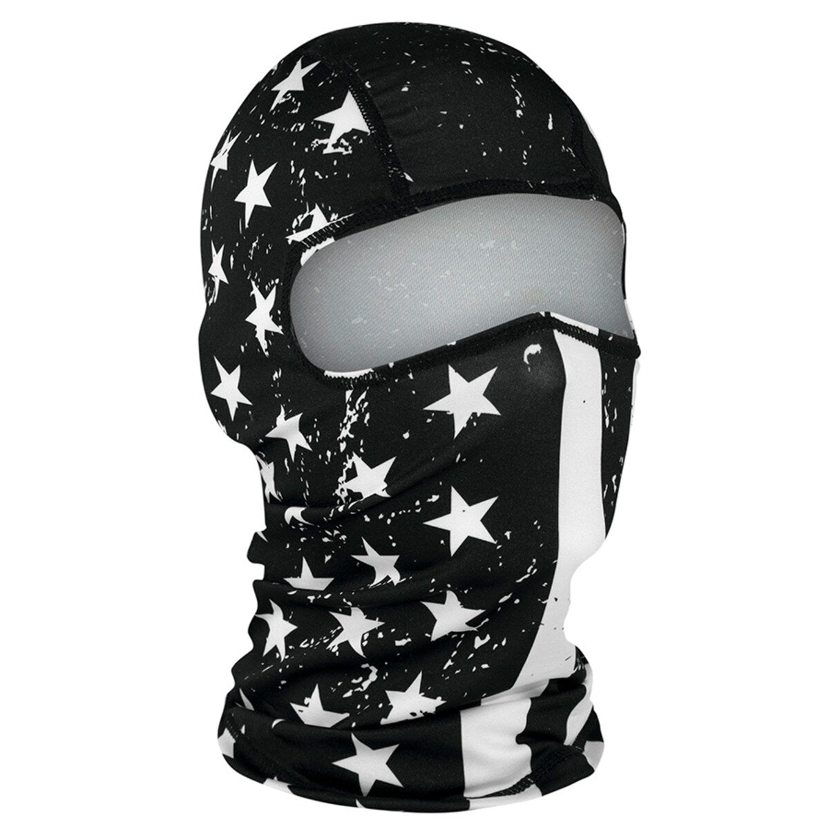 Black & White Flag Polyester Balaclava