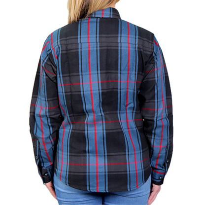 Heavyweight Cotton Plaid Shirt For Women