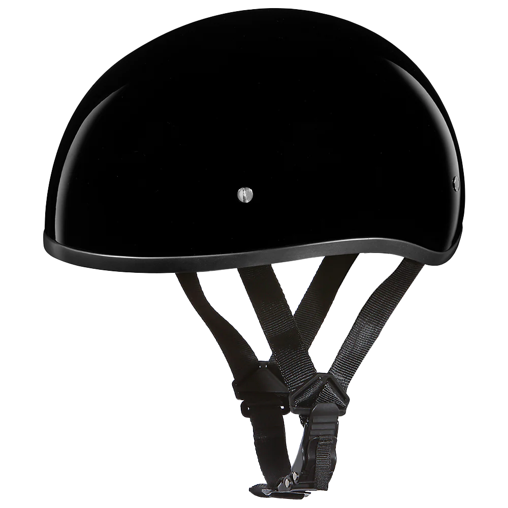 Daytona Skull Cap in Hi-Gloss Black