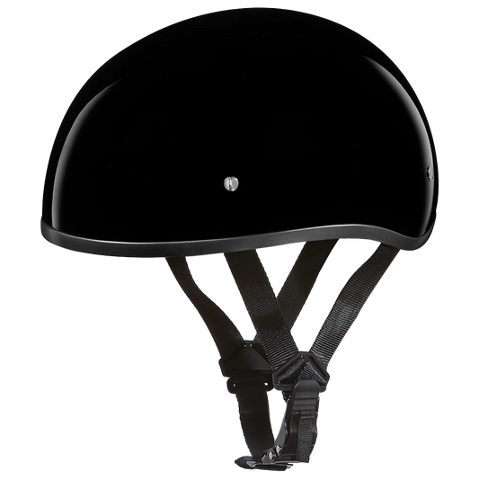 Daytona Skull Cap in Hi-Gloss Black