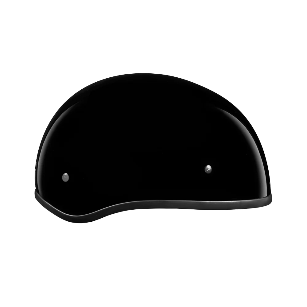 Daytona Skull Cap in Hi-Gloss Black