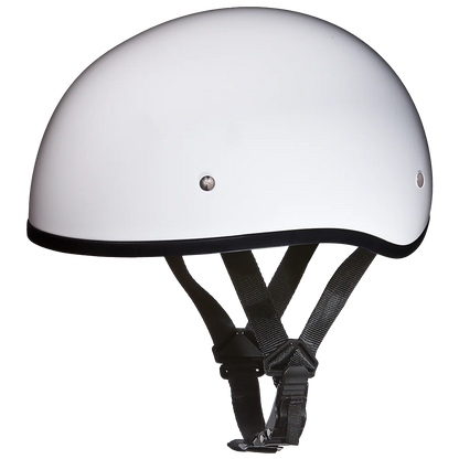 Daytona Skull Cap in Hi-Gloss White