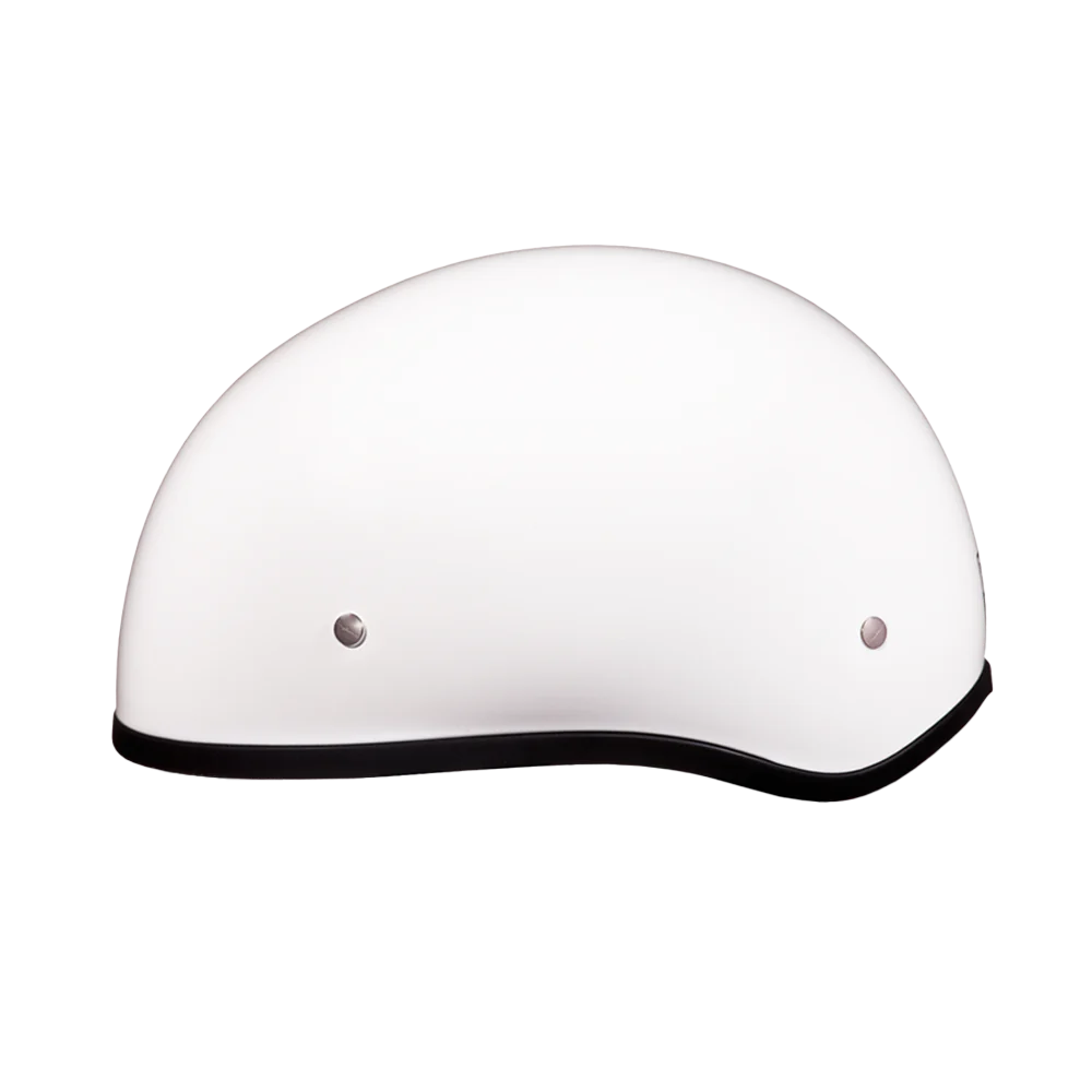 Daytona Skull Cap in Hi-Gloss White