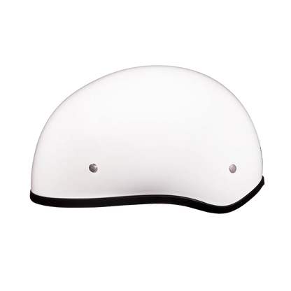 Daytona Skull Cap in Hi-Gloss White