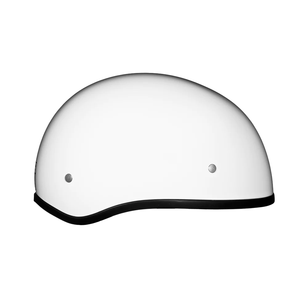 Daytona Skull Cap in Hi-Gloss White