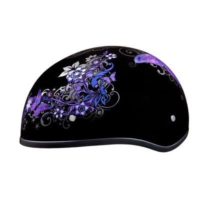 Daytona Skull Cap with Butterfly