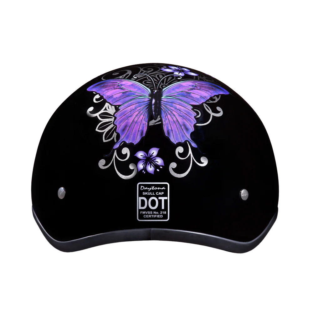 Daytona Skull Cap with Butterfly