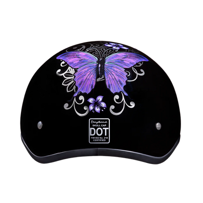 Daytona Skull Cap with Butterfly