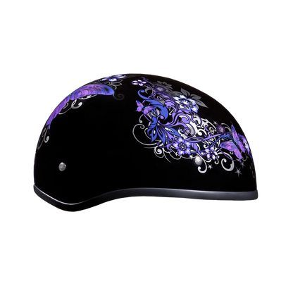 Daytona Skull Cap with Butterfly