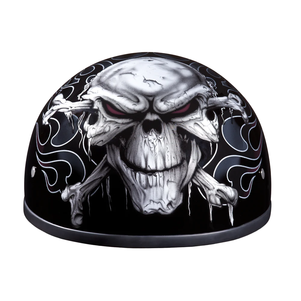 Daytona Skull Cap with Cross Bones