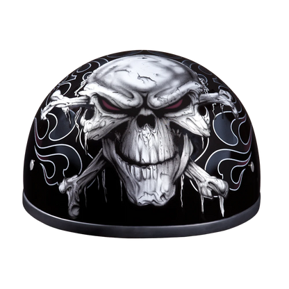 Daytona Skull Cap with Cross Bones