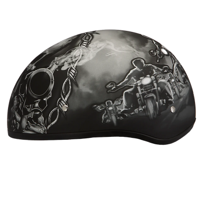 Daytona Skull Cap in Angry Skull