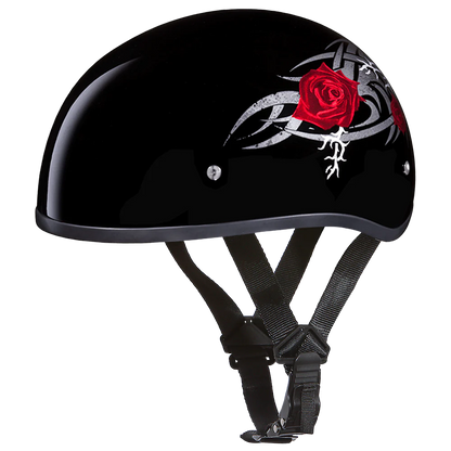 Daytona Skull Cap with Barbed Roses