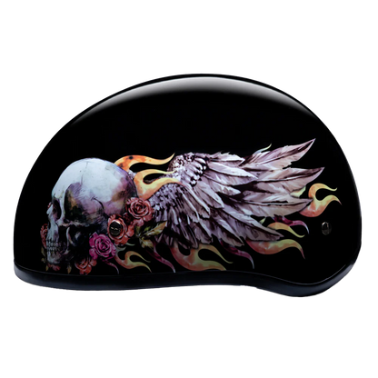 Daytona Skull Cap with Skull Wings