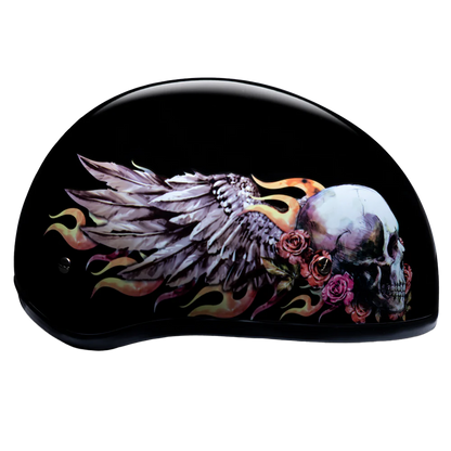 Daytona Skull Cap with Skull Wings