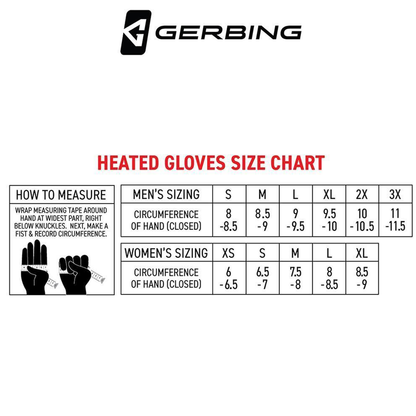 Gerbing Men's 7V Atlas Ultra-Flex Battery Heated Gloves