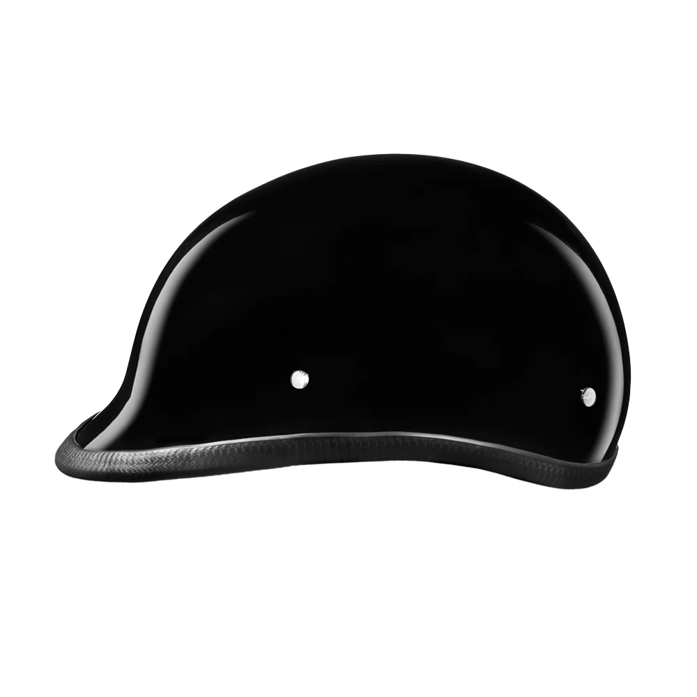 Daytona Hawk "Polo Style" Helmet in Hi-Gloss Black