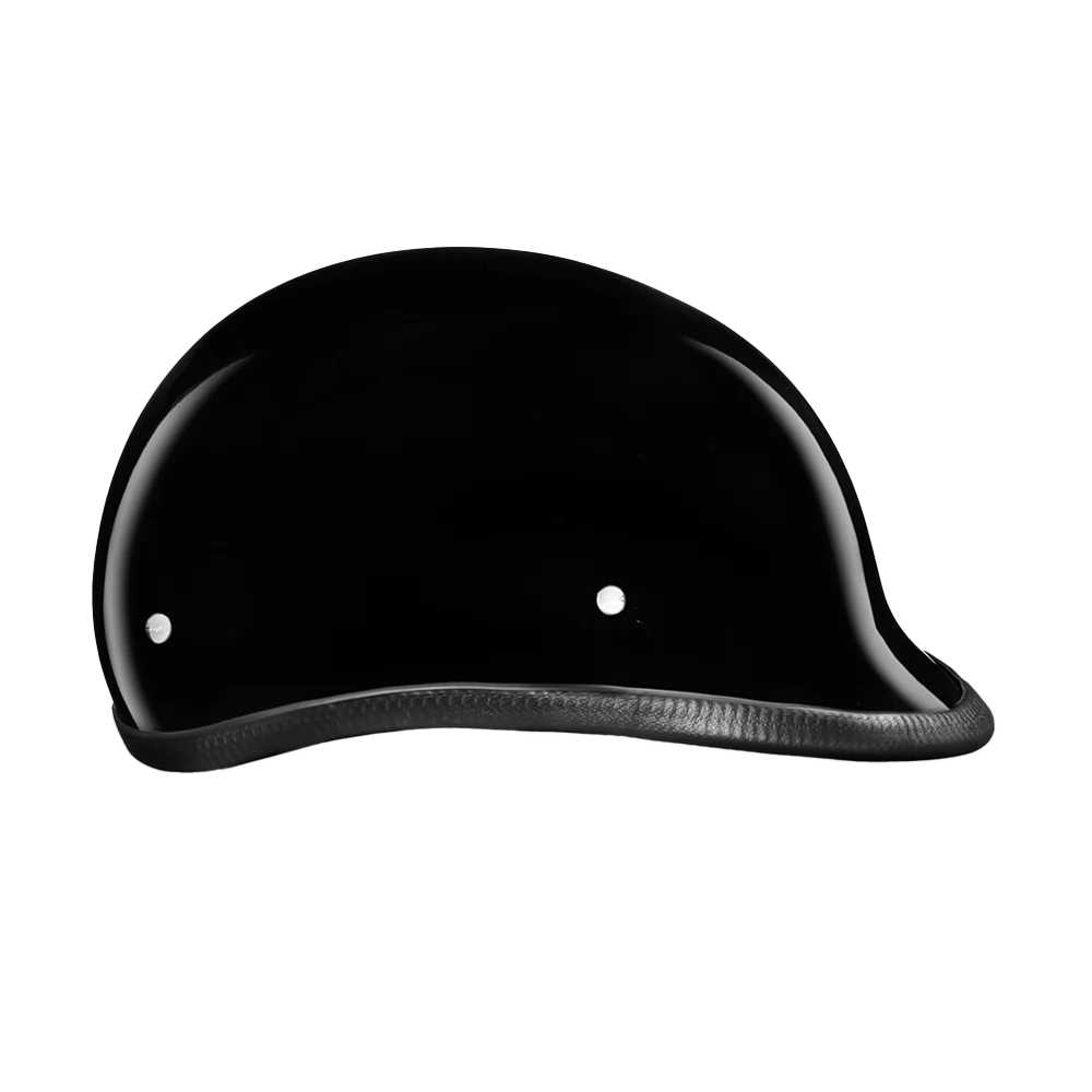 Daytona Hawk "Polo Style" Helmet in Hi-Gloss Black