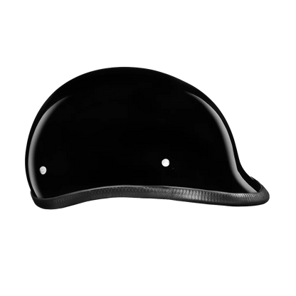 Daytona Hawk "Polo Style" Helmet in Hi-Gloss Black