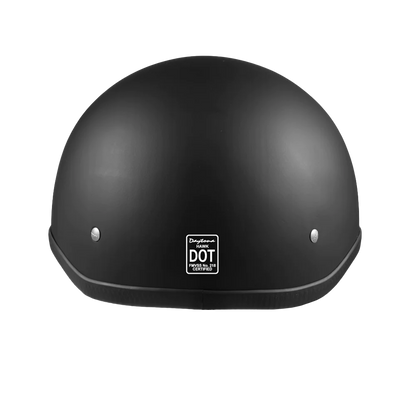 Daytona Hawk "Polo Style" Helmet in Dull Black