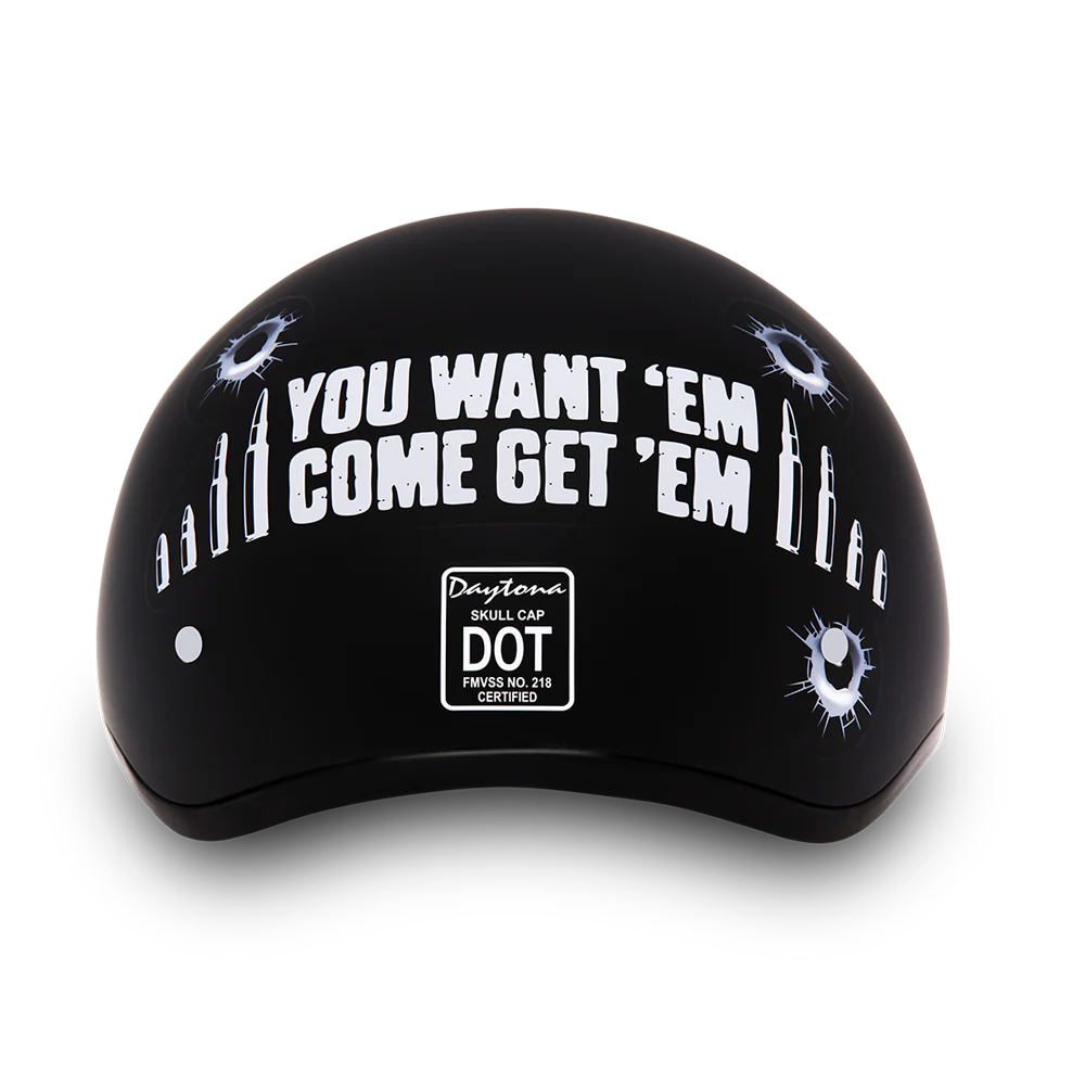 Daytona Skull Cap with Come Get Em'