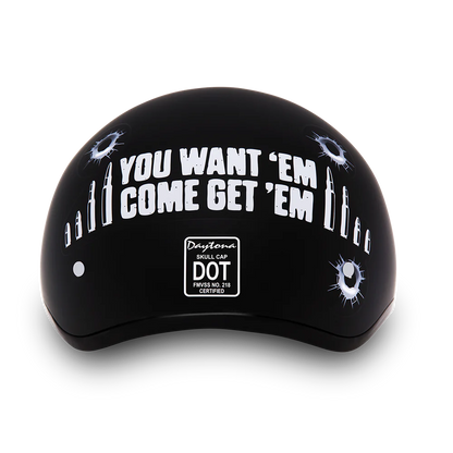 Daytona Skull Cap with Come Get Em'