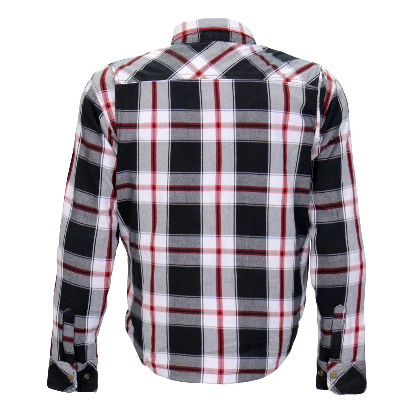 Armored Flannel Jacket in Red, White & Black