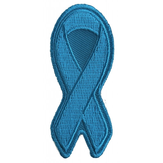 Blue Ribbon Patch For Awareness In Child Abuse and Bullying