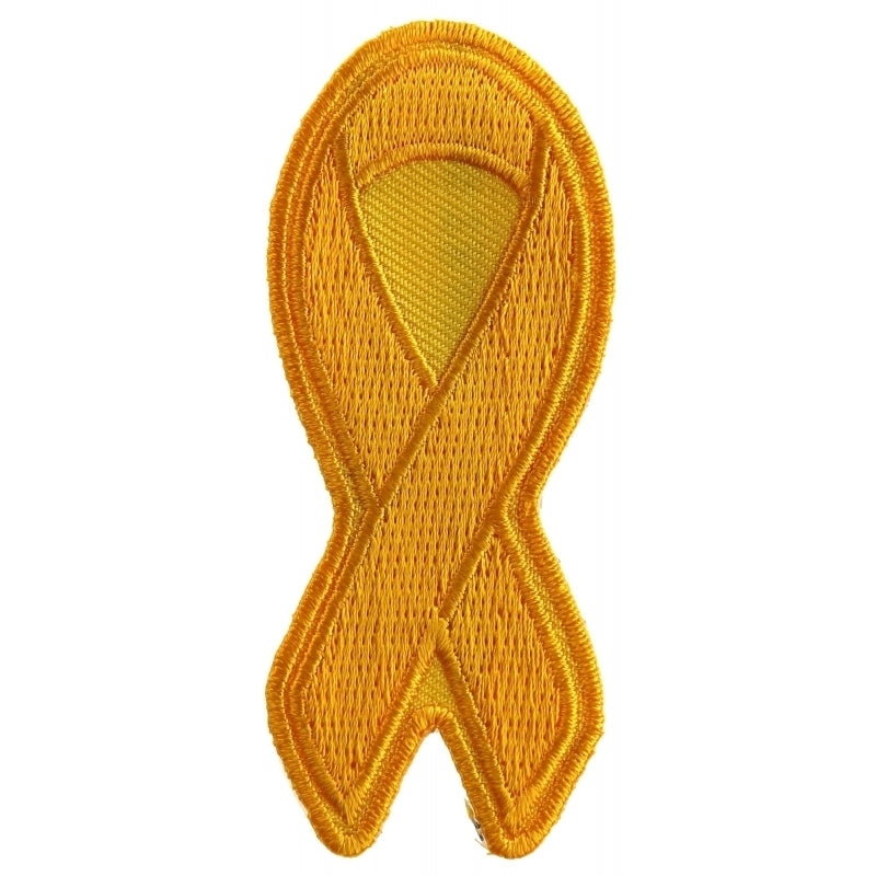 Yellow Suicide Prevention Ribbon Patch