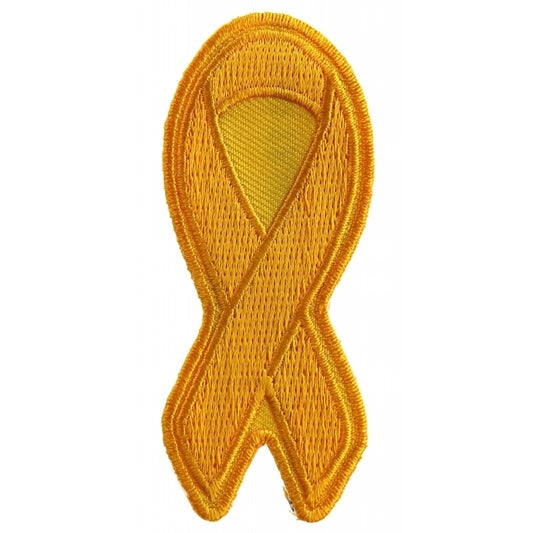 Yellow Suicide Prevention Ribbon Patch