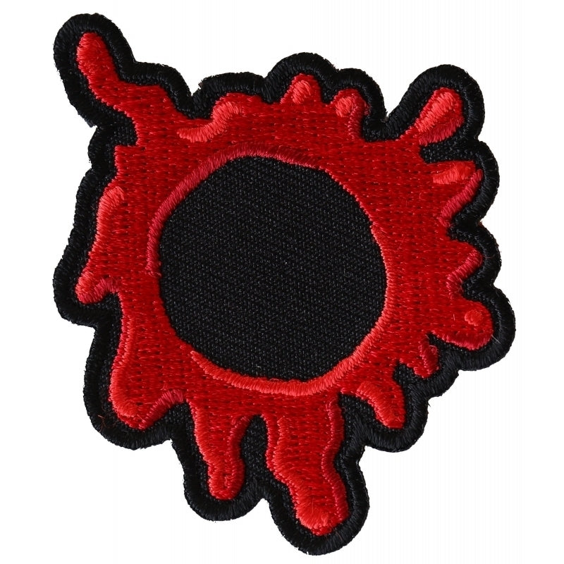 Bullet Hole Blood Red Patch