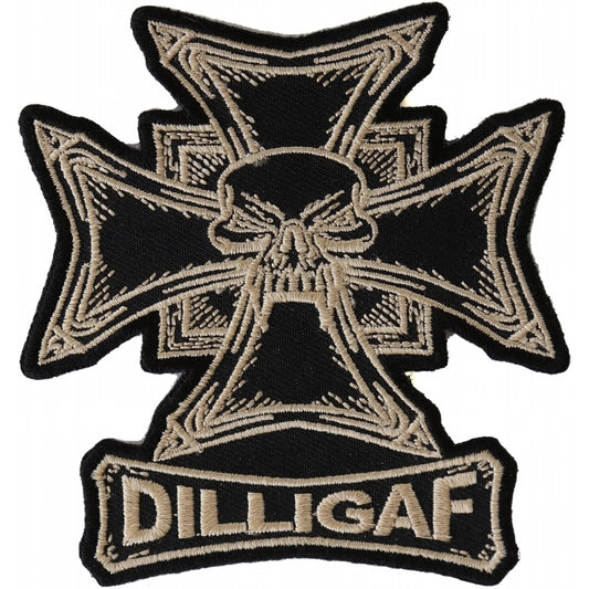 DILLIGAF Skull Patch