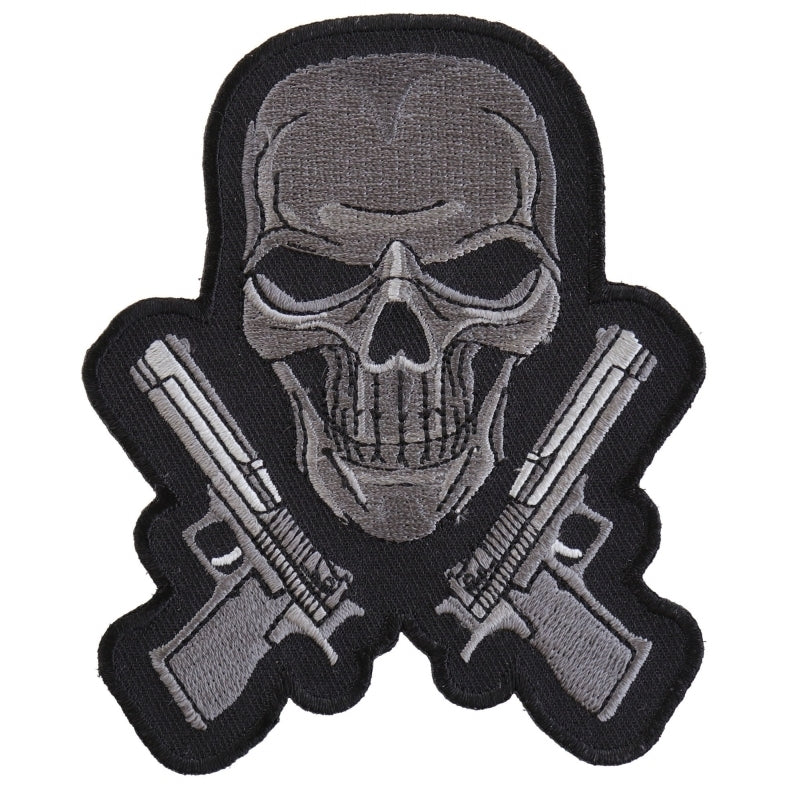 Guns and Skull Chrome Patch