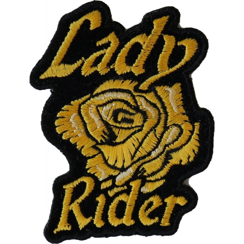 Lady Rider Yellow Rose Patch