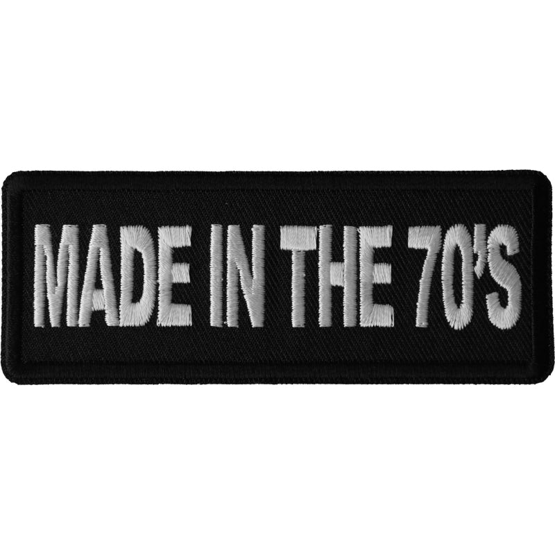 Made in the 70s Patch