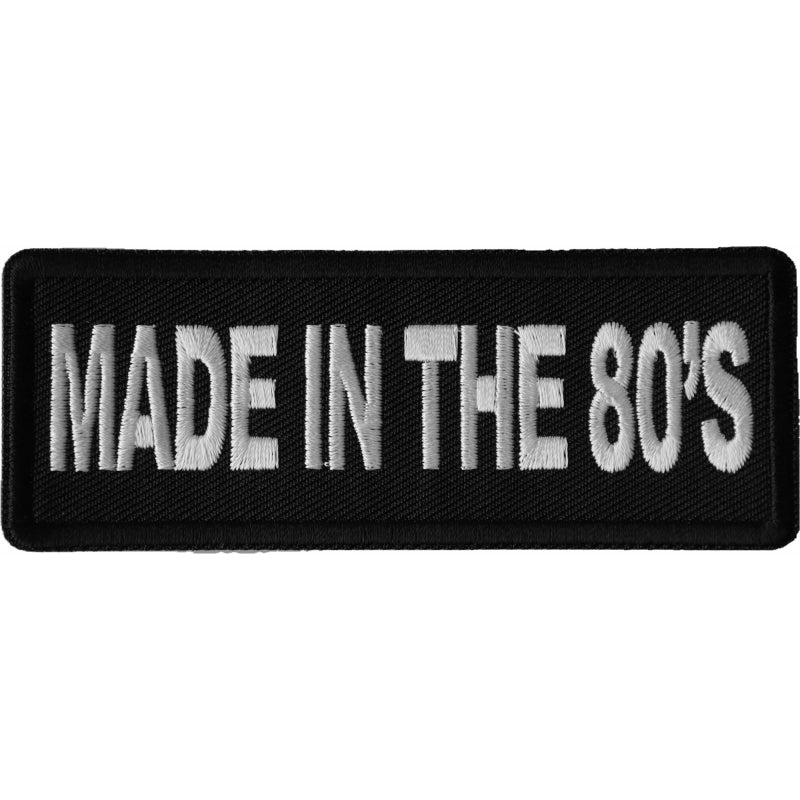 Made in the 80s Patch