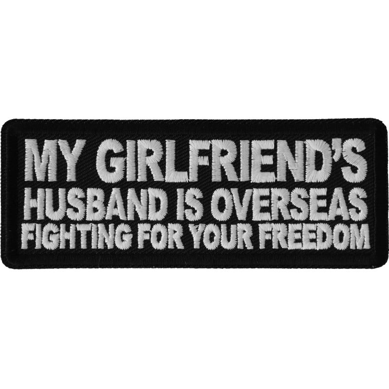 My Girlfriend's Husband is Overseas Patch