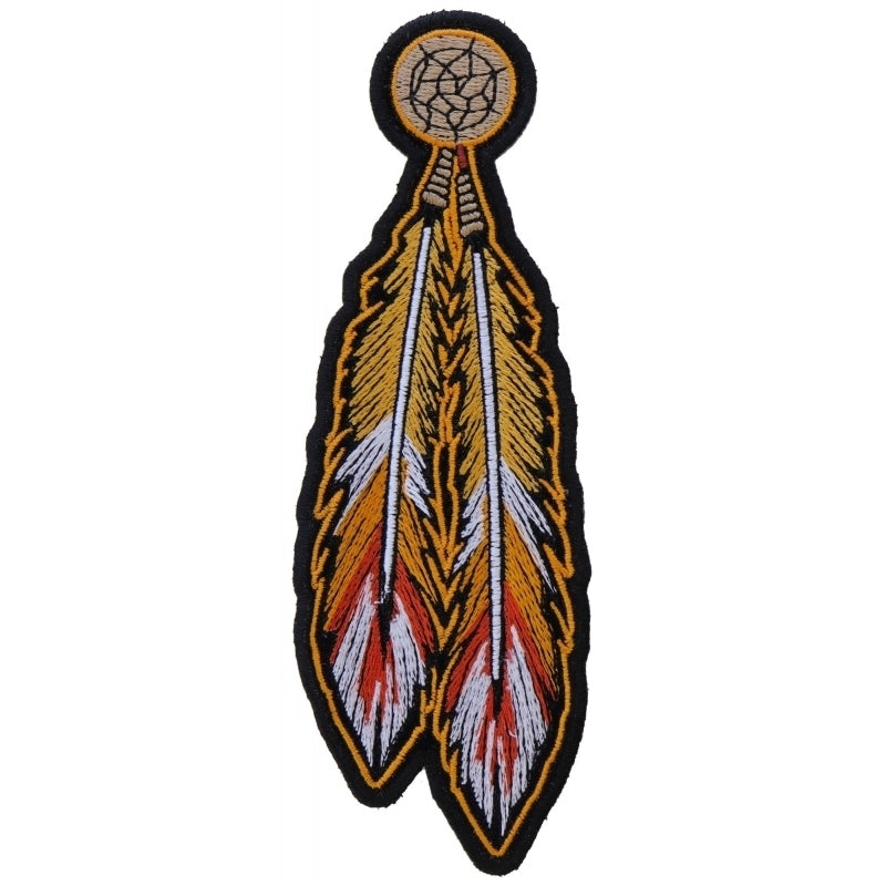 Orange Feathers Patch