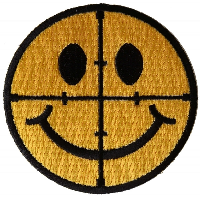 Sniper Scope Smiley Face Patch