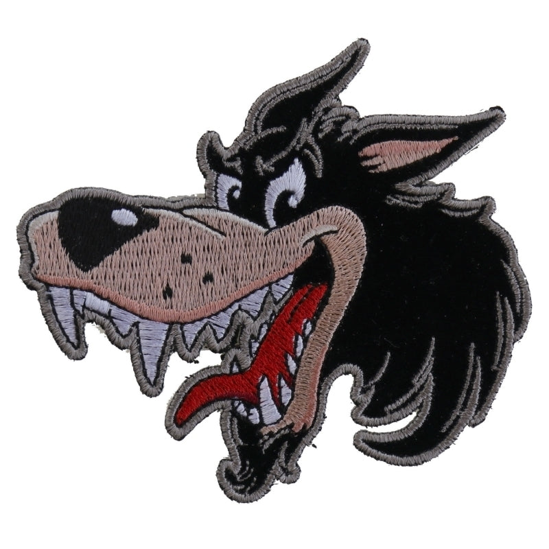 Cartoon Wolf Small Patch