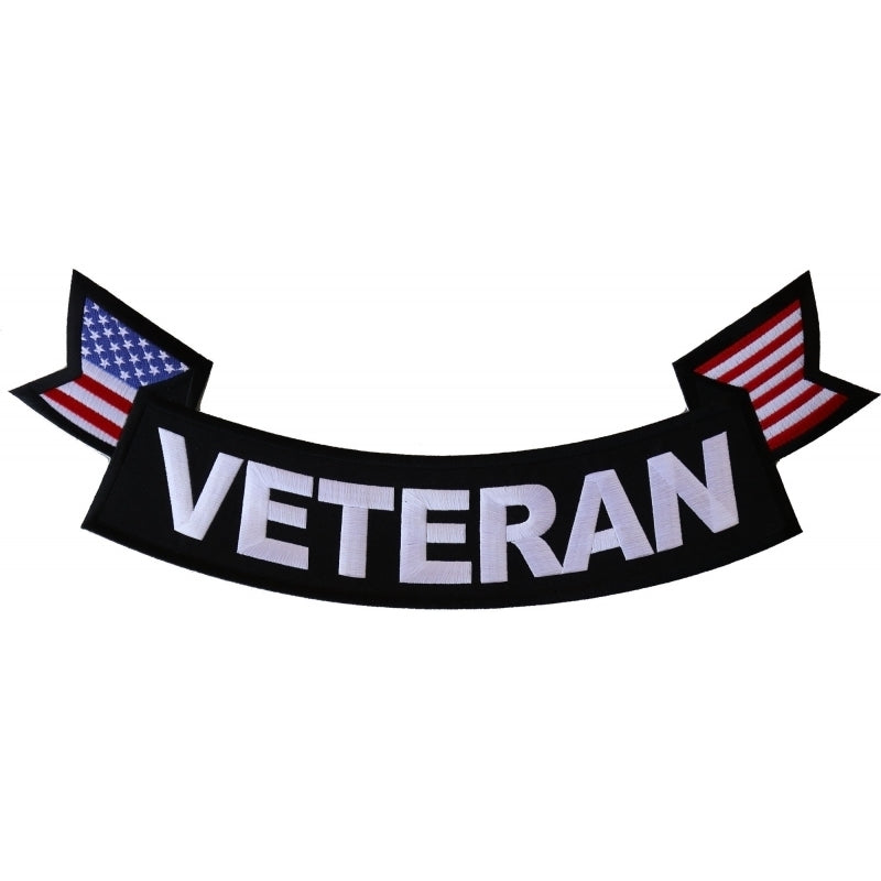 Veteran Extra Large Bottom Rocker Patch