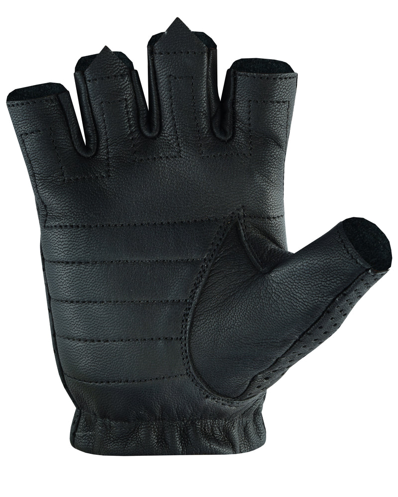 Tough Perforated Fingerless Glove